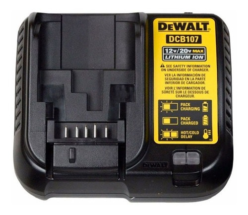 Cargador De Batería  Dewalt Dcb107 