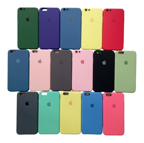 Silicone Case Unicolor iPhone 6s Plus