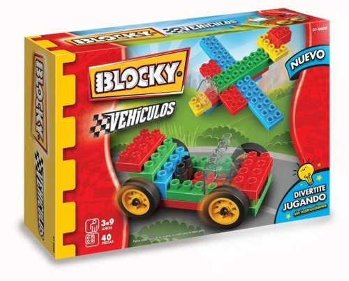 Bloques Blocky Vehículos (40 Piezas) 01-0600