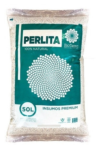 Sustrato Perlita Bioterra Premium 100% Natural 50l