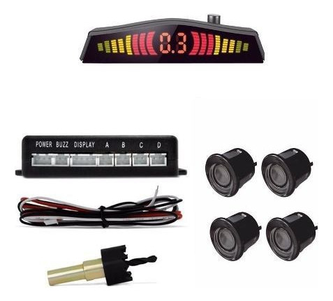 Sensores de estacionamento para  Rafcar Corolla preto
