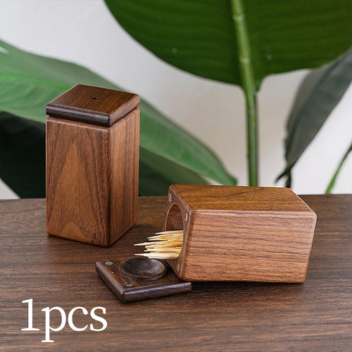 Soporte Multifunción Para Palillos De Dientes De Madera,
