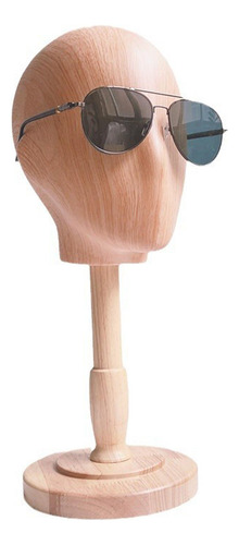 Cabeza De Maniquí De Madera Para Sombreros, Gorras,