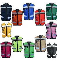 Comprar 40 Chalecos Brigadista Con Reflejante, Varios Colores 40 Pzs