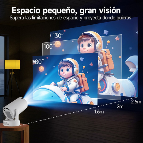 Mini Projector Magcubic Hy300 Pro+ Bt Wifi Portable Smart Tv