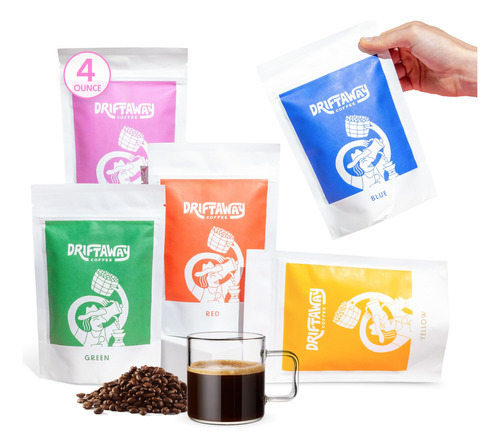 Driftaway Coffee Explorer Box, Kit De Degustación De Café.