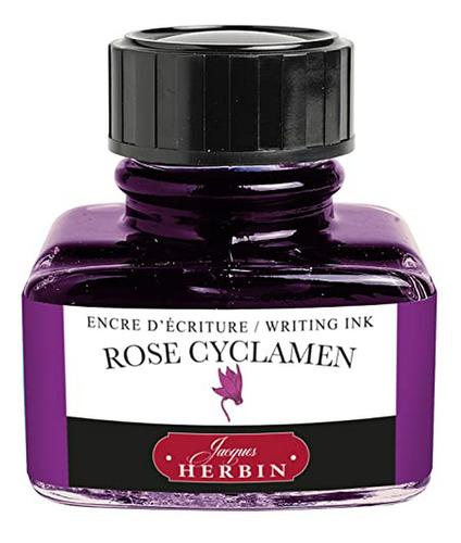 Tinta De Plumín J. Herbin - 30 Ml - Rosa Cyclamen