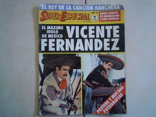 Vicente Fernandez Revista Super Especial El Rey De La Cancio