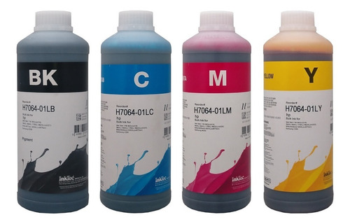 Kit 4 X 125 Ml Tinta Inktec Especial H7064 670 920 Para Hp