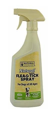 Natural Pulgas Y Garrapatas En Spray Para Perros 24 Oz