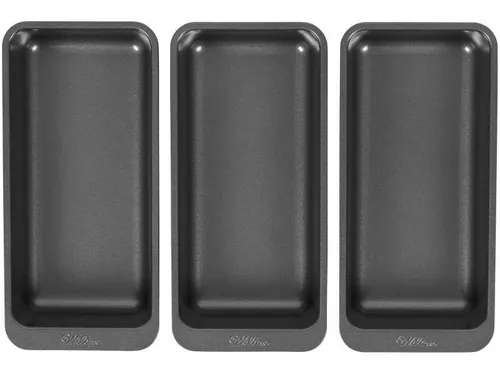 Molde Rectangular Budin 3 Unidades Wilton Titanweb