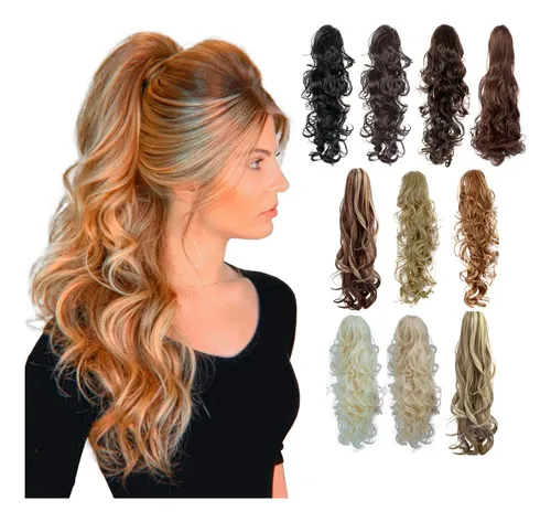 comprar Cola Ponytail Ondulada Opaca Extensión Premium Italiano 75cm