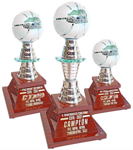 Trofeos De Basquetbol Grabado Personalizado