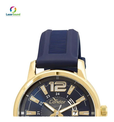 Relógio Condor Masculino Silicone + Chaveiro Original + Nf