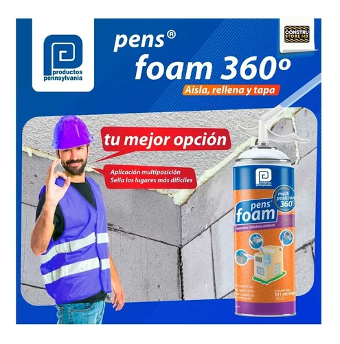 Pens® Foam 360º: Espuma de Poliuretano Multiposición en Costa Rica