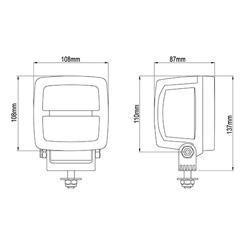Luz De Trabajo Nordiclights Scorpius Led N4408 | 984-504u