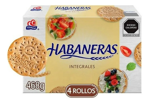 2 Pzas Galletas Gamesa Habaneras 468 G