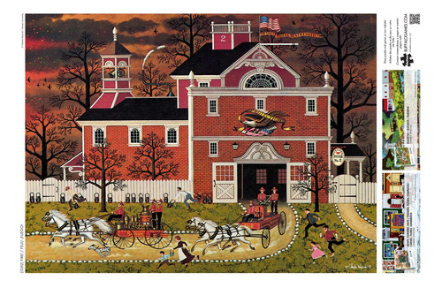 Rompecabezas Buffalo Games Charles Wysocki Fire 1000 Piezas