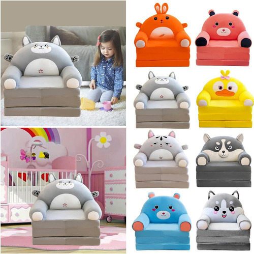 Dmm Sofá Plegable Para Niños,sillón,funda Lavable,cama