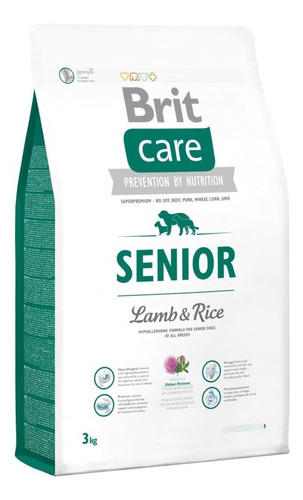 Brit Care Senior Lamb And Rice 3kgs Para Perros