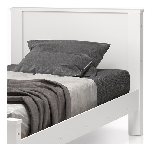 Cama Padrão Com Pés Tamanho De Solteiro Mdf E Madeira Mila Cor Branco Cama Solteiro