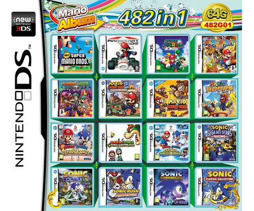 Tarjeta De Juego Nds For Nds Combined Card 3ds Nds Set