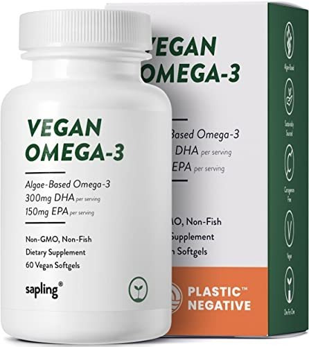 Suplemento De Omega 3 Vegano - Ácidos Grasos Dha Y Epa De Ba