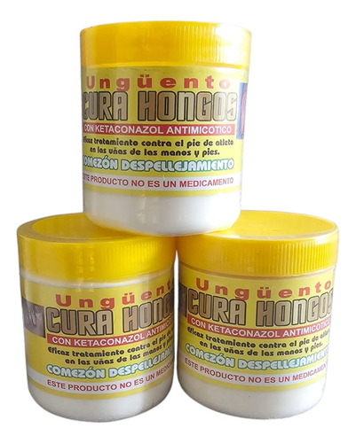 Crema Para Hongos 3 Pzs
