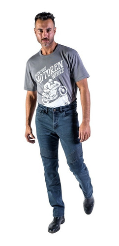Imagen 5 de 10 de Pantalón Motociclista Kevlar Black Label Biker Lincoln