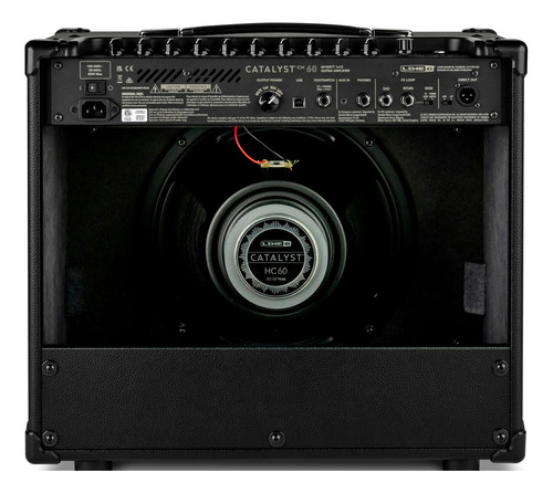 Amplificador Line 6 Catalyst Cx 60 Para Guitarra Helix Amps Preto