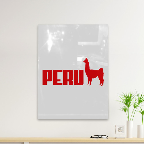 Cuadro Deco Peru Llama (d0719 Boleto.store)