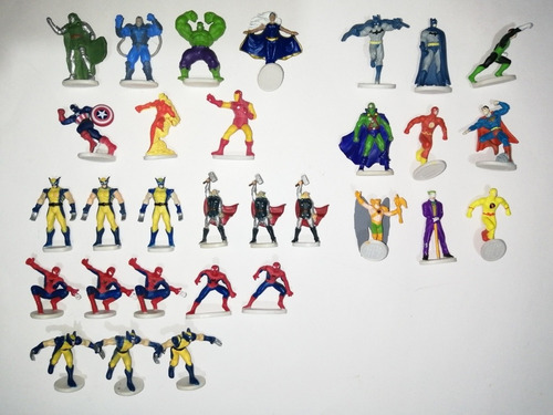 Figura Miniatura Marvel / Dc 3 Cm Zerboz A Elegir (Usado)