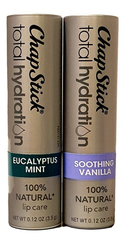 2 Pk Chap Stick Total Hydration Balsamo Labial 3.5g Usa