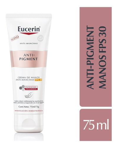 Eucerin Anti-pigment Crema De Manos Anti-manchas Fps30 75ml 