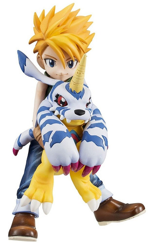 Figura Digimon Yamato Y Gabumon Coleccionable 