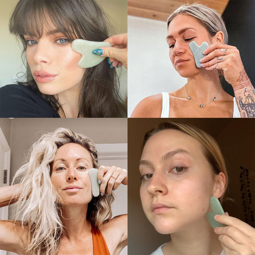 Herramienta de escultura facial Gua Sha Beauty by Earth Jade