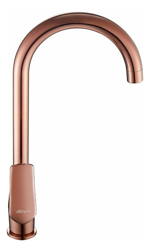 Torneira Monocomando Cozinha Bica Alta Cobre - Sensi Dacqua Acabamento Metal Cobre Cromado