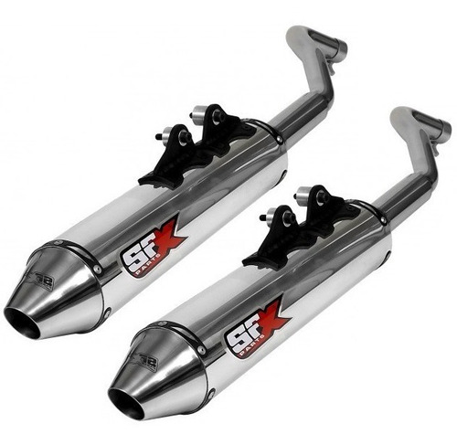 Escapamento Inox Ponteira Dupla Sfx Xt660 Esportivo Xt 660