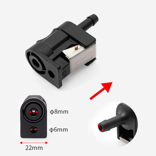 Conector De Línea De Combustible Extremo Del Tanque Hembra