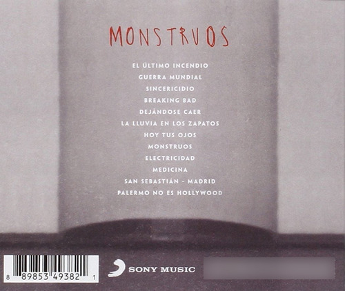 Imagen 2 de 2 de Leiva Monstruos Cd Nuevo Original