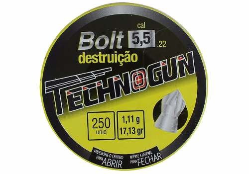 Kit 3 Chumbinho Sonic 5.5mm 250un + Bolt 5.5mm 250un