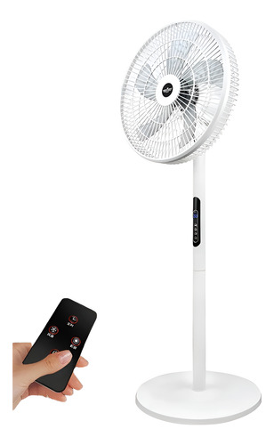 Ventilador Con Control Remoto Abanico Moderno De Pie 5 Aspas