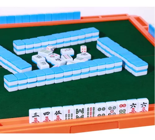 Mini Mahjong 144 pçs/set Chinês Tradicional Mahjong Jogo de Tabuleiro  Brinquedos Da Família Exquisitely Esculpida Números E Personagens Chineses