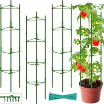 Comprar 4 Paquetes De Jaulas De Tomate, Hasta 63 Ln Jaulas De Tomate