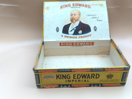 Cenbox: Vieja Caja Abano King Edward Mildest Cigar Ccb Lxb