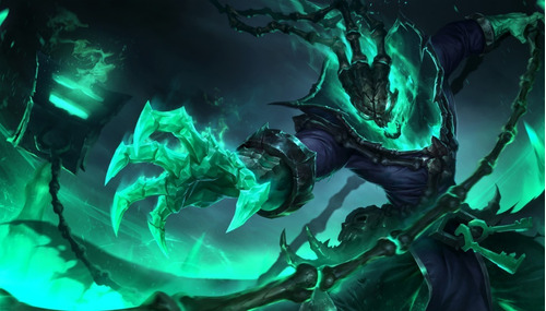 Poster Thresh League Of Legends Auto Adhesivo 40x70cm #243