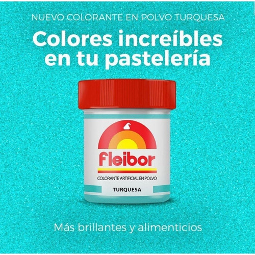 Colorante Liposoluble Metalizado En Polvo Fleibor 4 Grs