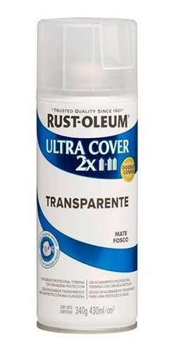 Aerosol Rust Oleum Ultra Cover 2x Barniz Satinado 340g - Fc