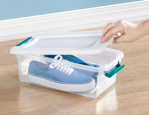 Caja Plástico Transparente Almacenamiento Organizador 5.7 L