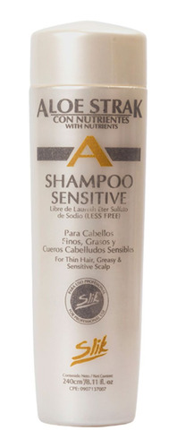 Shampoo Aloe Strak Sensitive ( Sin Sodio) 240ml De Slik